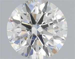 Picture of Natural Diamond 0.51 Carats, Round with Excellent Cut, I Color, SI2 Clarity and Certified by IGI
