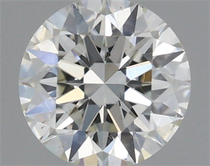Picture of Natural Diamond 0.52 Carats, Round with Excellent Cut, H Color, SI1 Clarity and Certified by IGI