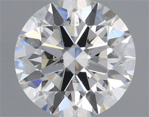 Foto Diamante Natural 0.51 quilates, Redondo , Color H, claridad SI1 y certificado IGI de