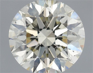 Foto Diamante Natural 0.71 quilates, Redondo , Color J, claridad SI2 y certificado IGI de