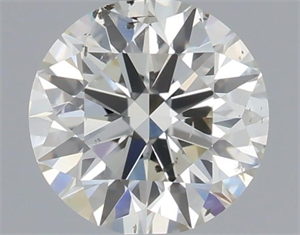 Picture of Natural Diamond 0.51 Carats, Round with Excellent Cut, H Color, SI1 Clarity and Certified by IGI