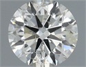 Natural Diamond 0.71 Carats, Round with Excellent Cut, I Color, I1 Clarity and Certified by IGI