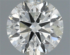 Picture of Natural Diamond 0.71 Carats, Round with Excellent Cut, I Color, I1 Clarity and Certified by IGI