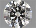 Natural Diamond 0.50 Carats, Round with Excellent Cut, I Color, SI1 Clarity and Certified by IGI