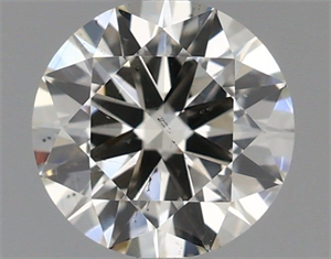 Picture of Natural Diamond 0.50 Carats, Round with Excellent Cut, I Color, SI1 Clarity and Certified by IGI