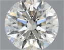 Natural Diamond 0.42 Carats, Round with Excellent Cut, H Color, SI1 Clarity and Certified by IGI