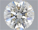 Natural Diamond 0.42 Carats, Round with Excellent Cut, H Color, VS2 Clarity and Certified by IGI