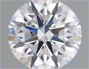 Natural Diamond 0.50 Carats, Round with Excellent Cut, D Color, VS1 Clarity and Certified by IGI