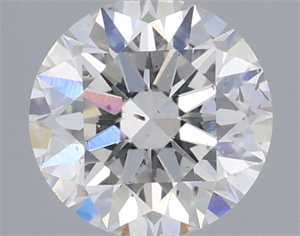 Foto Diamante Natural 0.58 quilates, Redondo , Color F, claridad SI1 y certificado IGI de