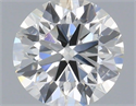 Natural Diamond 0.40 Carats, Round with Excellent Cut, H Color, SI1 Clarity and Certified by IGI