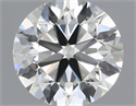 Natural Diamond 0.50 Carats, Round with Excellent Cut, H Color, SI1 Clarity and Certified by IGI