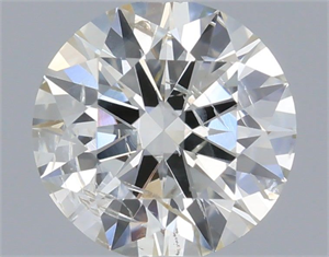 Picture of Natural Diamond 0.53 Carats, Round with Excellent Cut, H Color, I1 Clarity and Certified by IGI