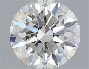 Picture of Natural Diamond 0.41 Carats, Round with Excellent Cut, H Color, SI1 Clarity and Certified by IGI