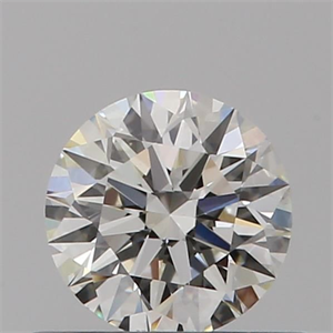 Picture of Natural Diamond 0.43 Carats, Round with Excellent Cut, I Color, SI1 Clarity and Certified by GIA