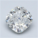 Natural Diamond 2.04 Carats, Cushion with  Cut, F Color, SI1 Clarity and Certified by GIA