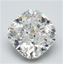 Diamante Natural 2.18 quilates, Del cojín , Color H, claridad VS2 y certificado GIA