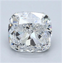 Diamante Natural 2.01 quilates, Del cojín , Color E, claridad SI2 y certificado GIA