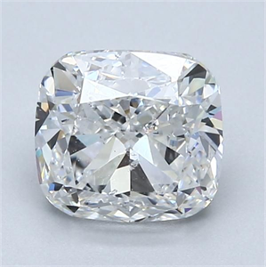 Foto Diamante Natural 2.01 quilates, Del cojín , Color E, claridad SI2 y certificado GIA de