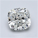 Diamante Natural 1.52 quilates, Del cojín , Color G, claridad SI2 y certificado GIA