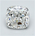 Natural Diamond 2.01 Carats, Cushion with  Cut, F Color, SI1 Clarity and Certified by GIA