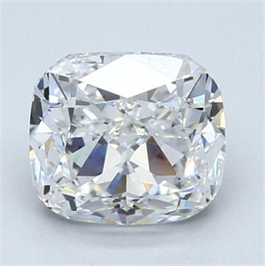 Foto Diamante Natural 2.18 quilates, Del cojín , Color E, claridad VS2 y certificado GIA de