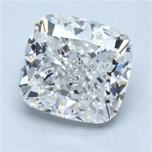 Foto Diamante Natural 2.00 quilates, Del cojín , Color G, claridad VS2 y certificado GIA de