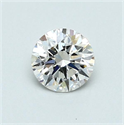 Diamante Natural 0.45 quilates, Redondo , Color H, claridad VVS2 y certificado GIA