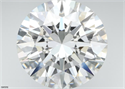 Diamante Natural 5.02 quilates, Redondo , Color F, claridad VVS2 y certificado GIA
