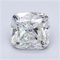 Natural Diamond 2.00 Carats, Cushion with  Cut, F Color, SI1 Clarity and Certified by GIA
