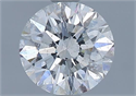 Natural Diamond 1.01 Carats, Round with Excellent Cut, G Color, I1 Clarity and Certified by GIA