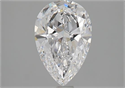 Diamante Natural 1.51 quilates, De pera , Color D, claridad IF y certificado GIA