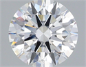 Del inventario de diamantes de laboratorio, 2.08 quilates, Redondo , Color F, claridad VVS2 y certificado IGI