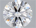 Lab Grown Diamond 2.06 Carats, Round with Ideal Cut, E Color, VVS2 Clarity and Certified by IGI