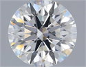 Del inventario de diamantes de laboratorio, 2.12 quilates, Redondo , Color F, claridad VVS2 y certificado IGI