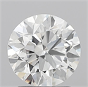 Lab Grown Diamond 1.51 Carats, Round with Ideal Cut, E Color, VVS2 Clarity and Certified by IGI