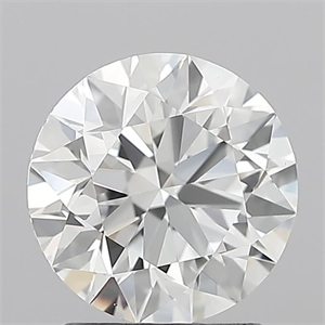 Picture of Lab Grown Diamond 1.51 Carats, Round with Ideal Cut, E Color, VVS2 Clarity and Certified by IGI