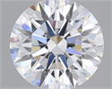 Lab Grown Diamond 0.73 Carats, Round with Ideal Cut, D Color, VS1 Clarity and Certified by IGI