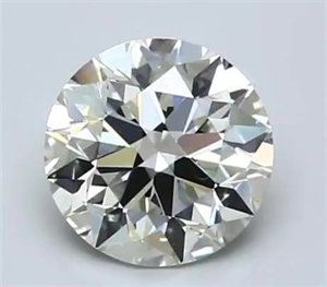 Foto Diamante Natural 1.70 quilates, Redondo , Color J, claridad VVS2 y certificado GIA de