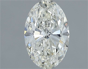 Picture of Natural Diamond 1.01 Carats, Oval with  Cut, J Color, VS2 Clarity and Certified by IGI