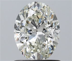 Picture of Natural Diamond 1.00 Carats, Oval with  Cut, I Color, VVS2 Clarity and Certified by IGI