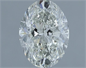 Natural Diamond 1.21 Carats, Oval with  Cut, I Color, SI2 Clarity and Certified by IGI