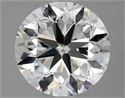 Natural Diamond 3.01 Carats, Round with Very Good Cut, G Color, VS1 Clarity and Certified by IGI