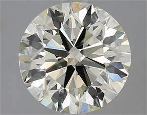 Foto Diamante Natural 2.50 quilates, Redondo , Color L, claridad SI2 y certificado IGI de