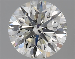 Foto Diamante Natural 2.00 quilates, Redondo , Color J, claridad SI1 y certificado GIA de