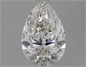 Natural Diamond 1.20 Carats, Pear with  Cut, I Color, SI1 Clarity and Certified by GIA