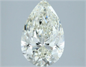 Natural Diamond 2.51 Carats, Pear with  Cut, I Color, SI1 Clarity and Certified by IGI