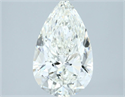 Natural Diamond 2.00 Carats, Pear with  Cut, H Color, VS1 Clarity and Certified by IGI