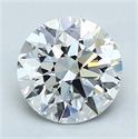 Diamante Natural 1.80 quilates, Redondo , Color D, claridad VVS2 y certificado GIA
