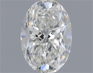 Picture of Natural Diamond 0.91 Carats, Oval with  Cut, H Color, VVS2 Clarity and Certified by GIA