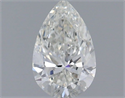 Natural Diamond 0.70 Carats, Pear with  Cut, H Color, VS2 Clarity and Certified by GIA